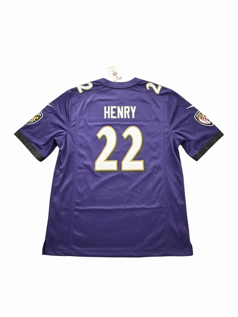 Nike Baltimore Ravens Derrick Henry #22 NFL On Field Purple Jersey NWT XL